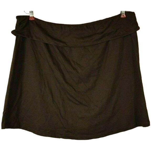 Magellan Outdoors Misses XXL Brown Knit Skirt Coverup New without tags - Picture 2 of 3